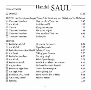 3CD Georg Friedrich Händel: Saul