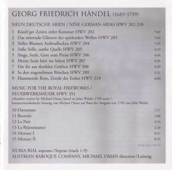 CD Georg Friedrich Händel:  Süße Stille, Sanfte Quelle 