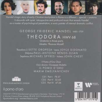 3CD/Coffret Georg Friedrich Händel: Theodora