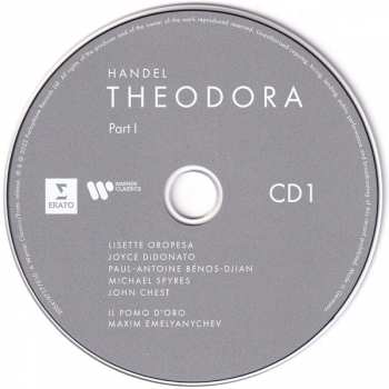 3CD/Coffret Georg Friedrich Händel: Theodora