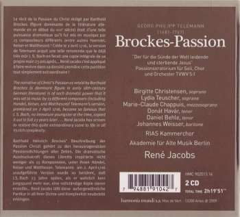 2CD/Coffret Johannes Weisser: Brockes-Passion