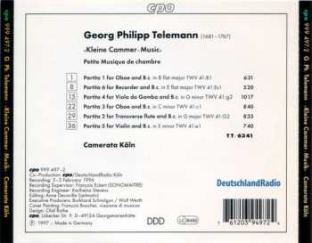 CD Georg Philipp Telemann: Kleine Cammer-Music