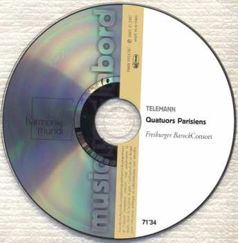 CD Georg Philipp Telemann: Quatuors Parisiens