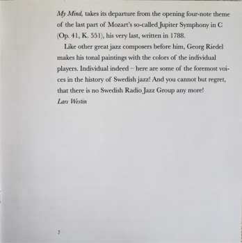 CD Georg Riedel: Wolfgang On My Mind