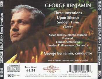 CD George Benjamin: Three Inventions / Upon Silence / Sudden Time / Octet