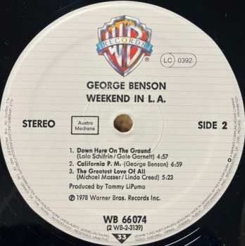2LP George Benson: Weekend In L.A.