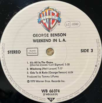 2LP George Benson: Weekend In L.A.