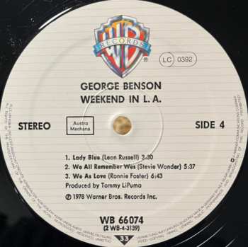 2LP George Benson: Weekend In L.A.