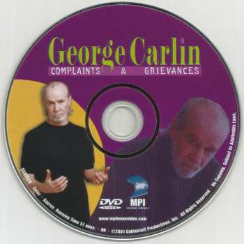 DVD George Carlin: Complaints And Grievances