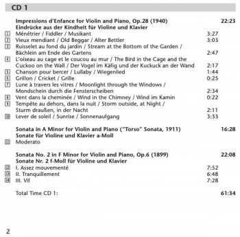 2CD George Enescu: Complete Works For Violin And Piano