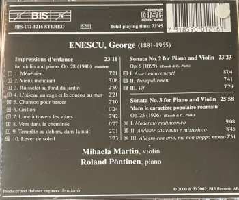 CD George Enescu: Impressions ....