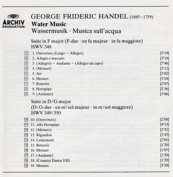 CD Georg Friedrich Händel: Water Music