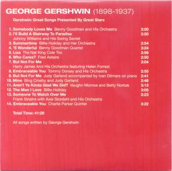 10CD/Coffret George Gershwin: 1898-1937