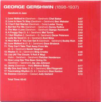 10CD/Coffret George Gershwin: 1898-1937