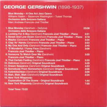 10CD/Coffret George Gershwin: 1898-1937