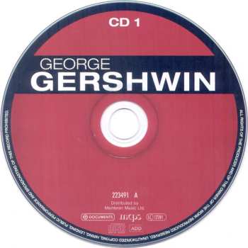 10CD/Coffret George Gershwin: 1898-1937