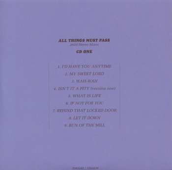 5CD/Coffret/Blu-ray George Harrison: All Things Must Pass (50th Anniversary) DLX