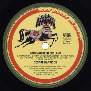 LP George Harrison: Somewhere In England