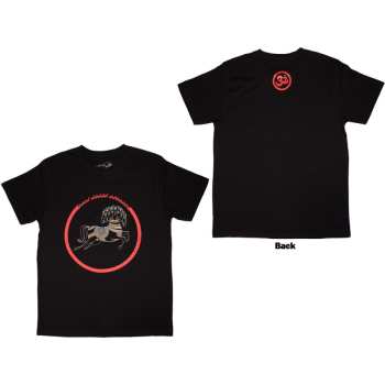 Marchandises George Harrison: George Harrison Unisex T-shirt: Dark Horse Logo (back Print) (small) S