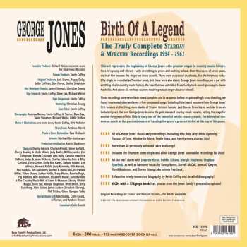 6CD/Coffret George Jones: Birth Of A Legend: The Truly Complete Starday & Mercury Recordings 1954-1961