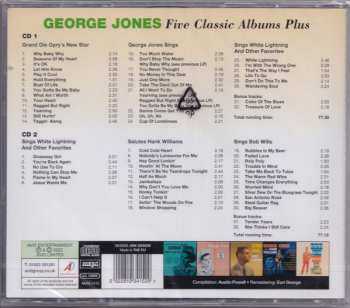 2CD George Jones: Five Classic Albums Plus Four Bonus Tracks