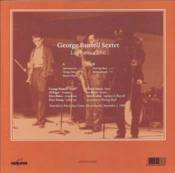 LP The George Russell Sextet: Live Rarities 1960