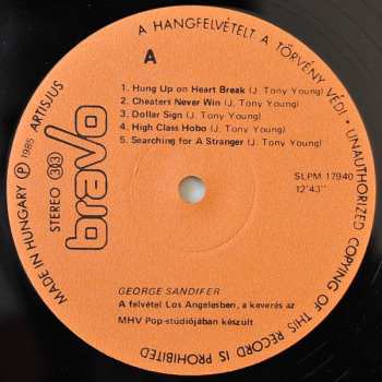 LP George Sandifer: George Sandifer