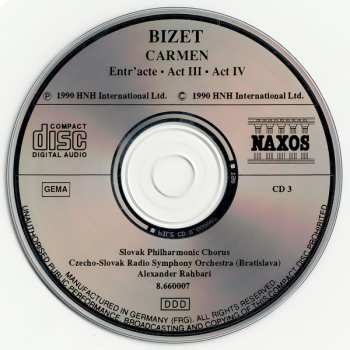 3CD Georges Bizet: Carmen