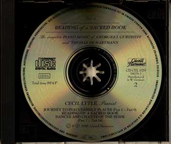 2CD Georges Ivanovitch Gurdjieff: Reading Of A Sacred Book  : The Complete Piano Music Of Georges I. Gurdjieff (1872-1949) And Thomas De Hartmann (1886-1956) Vol.2