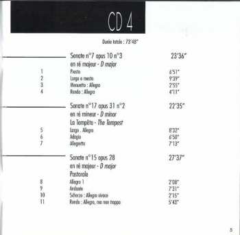 10CD/Coffret Ludwig van Beethoven: Integrale Des Sonates Pour Piano & Variations Diabelli = Complete Piano Sonatas & Diabelli Variations