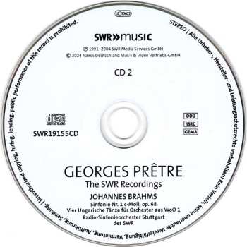 8CD/Coffret Georges Prêtre: The SWR Recordings