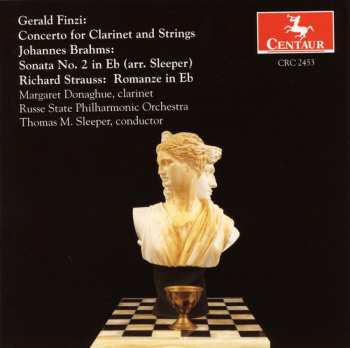 CD Johannes Brahms: Concerto For Clarinet And Strings / Sonata No. 2 In Eb / Romanze In Eb