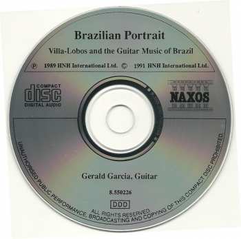 CD Gerald Garcia: Brazilian Portrait - Villa-Lobos And The Guitar Music Of Brazil