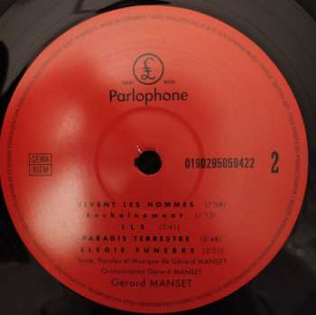 LP Gérard Manset: La Mort d'Orion