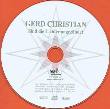 CD Gerd Christian: Sind Die Lichter Angezündet