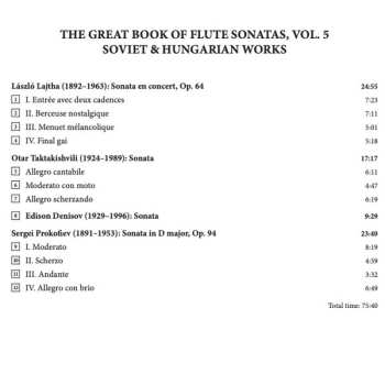 CD Péter Nagy: The Great Book Of Flute Sonatas: Volume 5 - Soviet & Hungarian Works