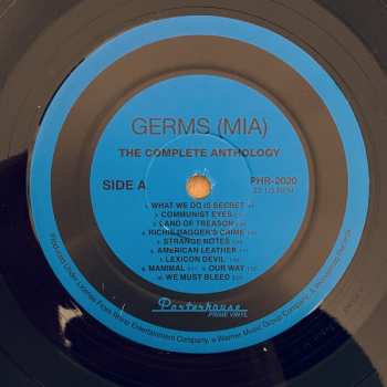 2LP Germs: (MIA) The Complete Anthology CLR