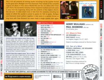 2CD Gerry Mulligan - Paul Desmond Quartet: Complete Studio Recordings