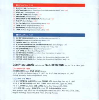 2CD Gerry Mulligan - Paul Desmond Quartet: Complete Studio Recordings