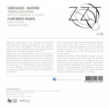 2CD Carlo Gesualdo: Tribulationem - Motetti, Madrigali, Capricci