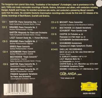17CD/Coffret Géza Anda: Complete Deutsche Grammophon Recordings LTD