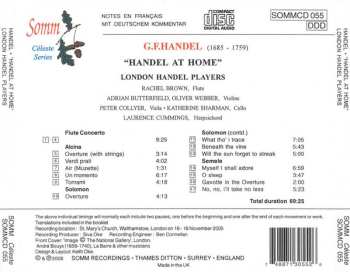 CD Georg Friedrich Händel: Handel At Home