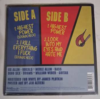 SP GG Allin & The Murder Junkies: The Last Show Live At The Gas Station June 27th 1993 Nyc