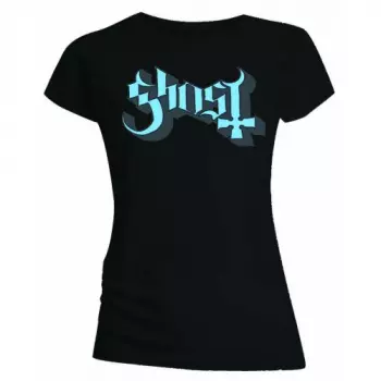 Femmes T-shirt Blue/grey Keyline Logo Ghost 