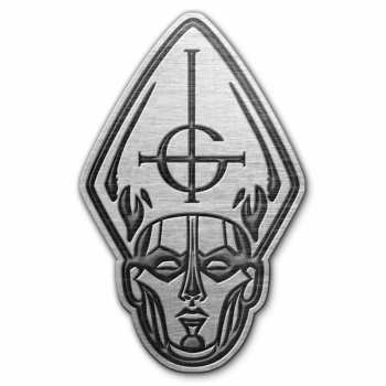 Merch Ghost: Plaque Papa Head Acier