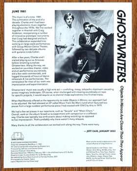 LP The Ghostwriters: Objects In Mirrors Are Closer Than They Appear