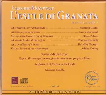 CD/Coffret Giacomo Meyerbeer: L'esule Di Granata (Highlights)