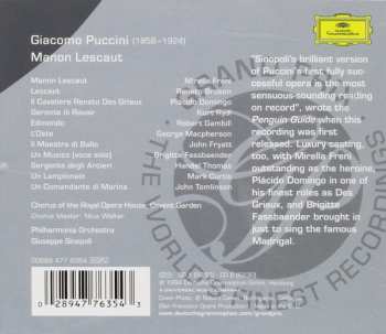 2CD Giacomo Puccini: Manon Lescaut