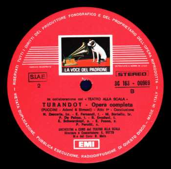 3LP/Coffret Giacomo Puccini: Turandot