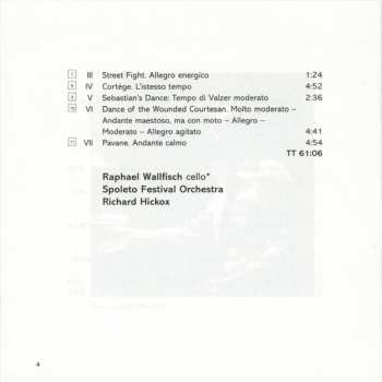 CD Richard Hickox: Apocalisse • Fantasy For Cello • Suite From 'Sebastian'